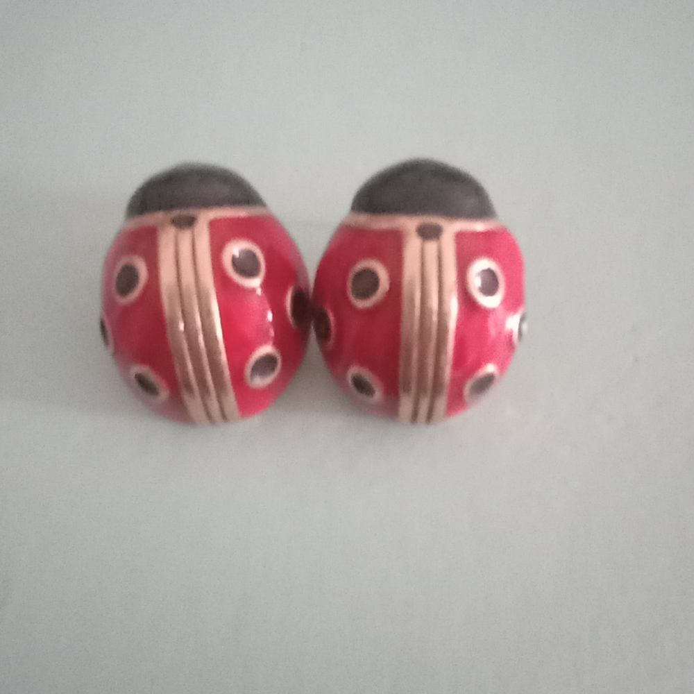 Joan Rivers Ladybug Earrings
